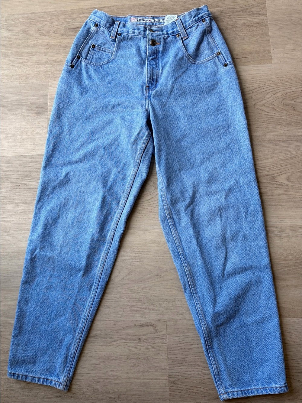 Vintage 90s Zena Jeans High Rise Straight Leg Mom Jeans Size 12A